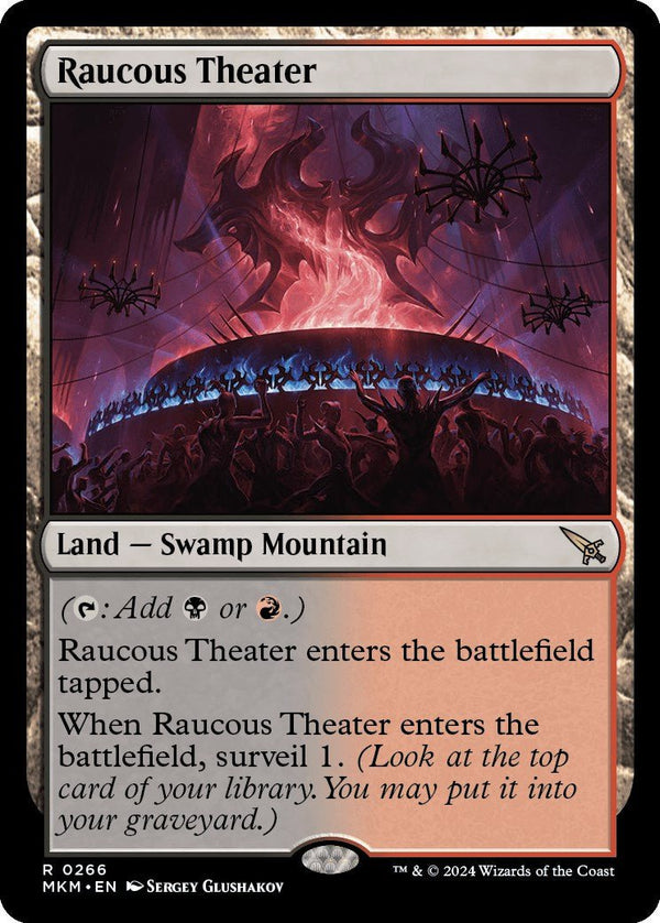 Raucous Theater [MKM - 266] - Cartes Sportives Rive Sud