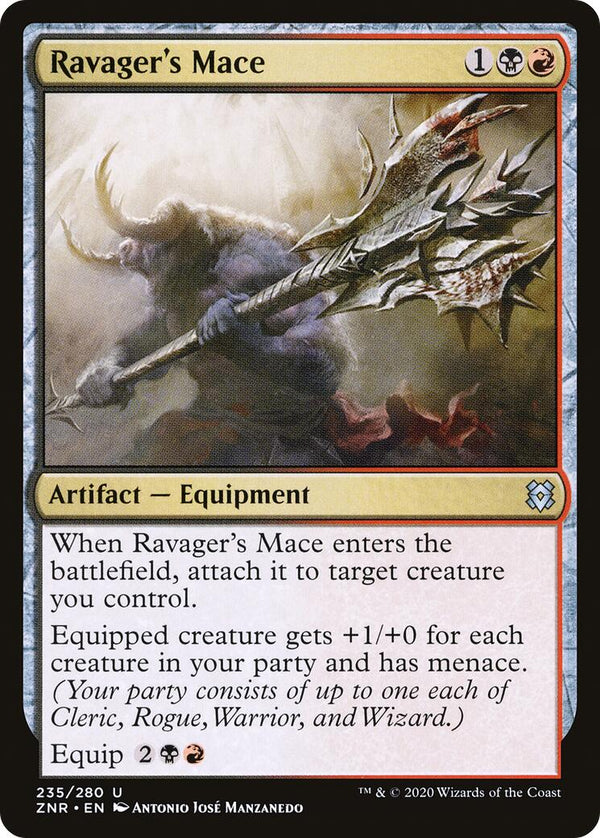 Ravager's Mace [ZNR - 235] - Cartes Sportives Rive Sud