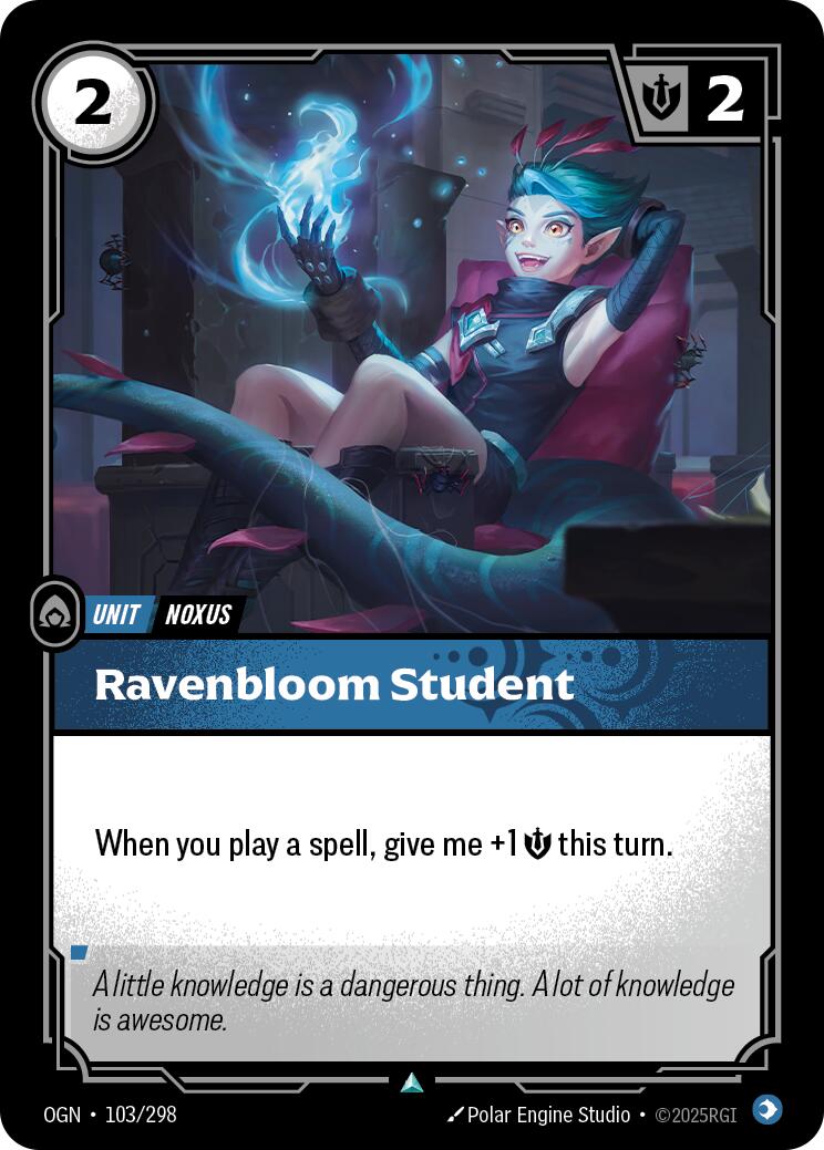 Ravenbloom Student [OGN - 103/298] - Cartes Sportives Rive Sud