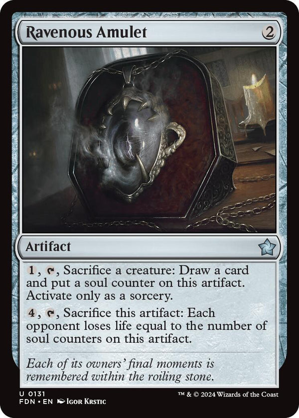 Ravenous Amulet [FDN - 131] - Cartes Sportives Rive Sud