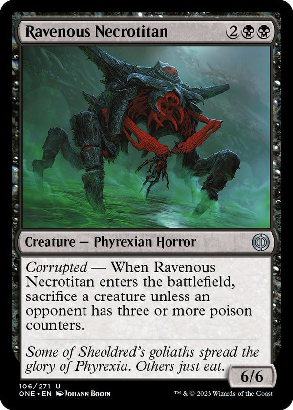 Ravenous Necrotitan [ONE - 106] - Cartes Sportives Rive Sud