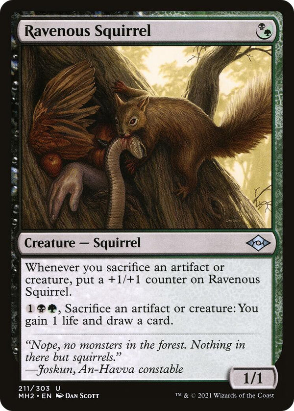 Ravenous Squirrel [MH2 - 211] - Cartes Sportives Rive Sud