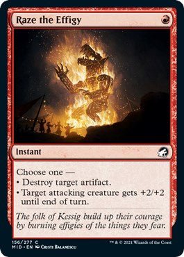 Raze the Effigy [MID - 156] - Cartes Sportives Rive Sud