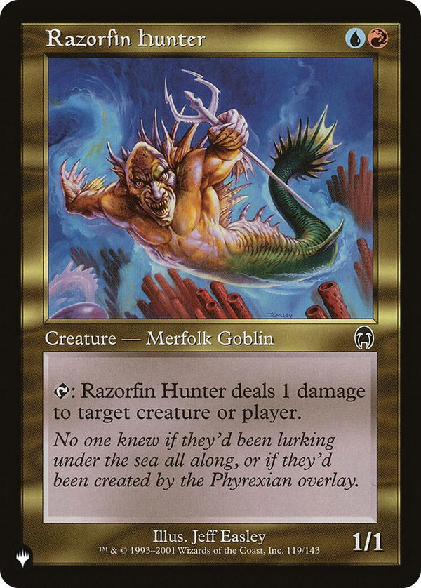 Razorfin Hunter [LIST - 119/143] - Cartes Sportives Rive Sud