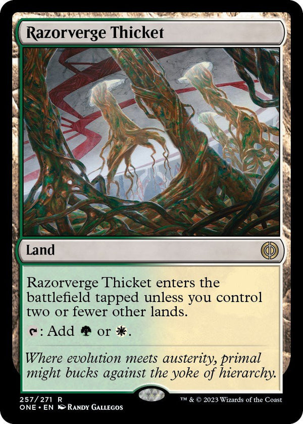 Razorverge Thicket [ONE - 257] - Cartes Sportives Rive Sud