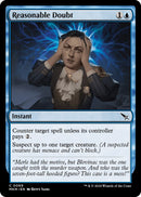 Reasonable Doubt [MKM - 69] - Cartes Sportives Rive Sud