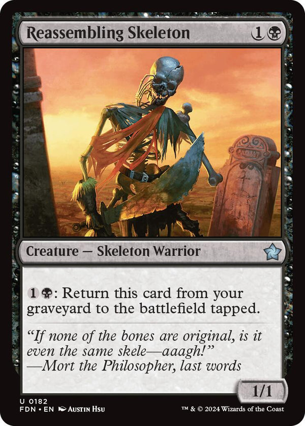 Reassembling Skeleton [FDN - 182] - Cartes Sportives Rive Sud