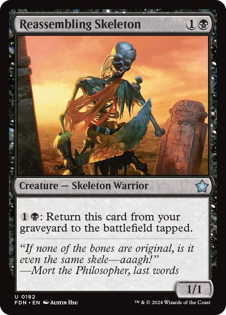 Reassembling Skeleton [FDN - 182] - Cartes Sportives Rive Sud