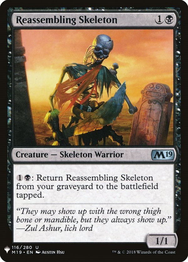 Reassembling Skeleton [LIST - 116] - Cartes Sportives Rive Sud