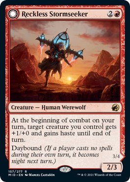 Reckless Stormseeker [MID - 157] - Cartes Sportives Rive Sud