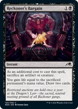 Reckoner's Bargain [NEO - 120] - Cartes Sportives Rive Sud