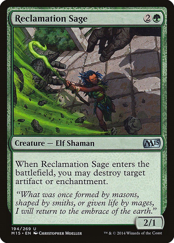 Reclamation Sage [M15 - 194] - Cartes Sportives Rive Sud