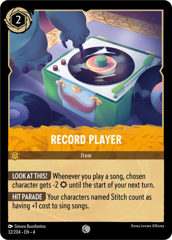 Record Player [4 - 32/204] - Cartes Sportives Rive Sud