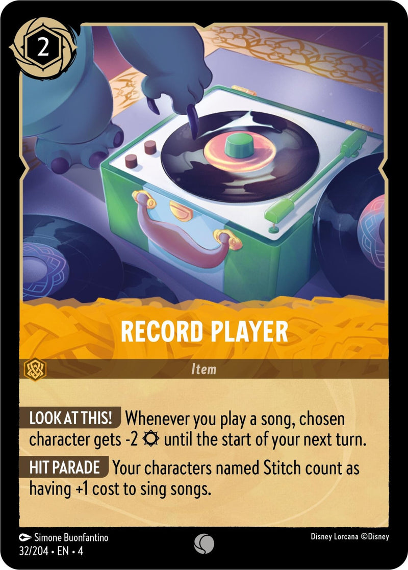 Record Player [4 - 32/204] - Cartes Sportives Rive Sud
