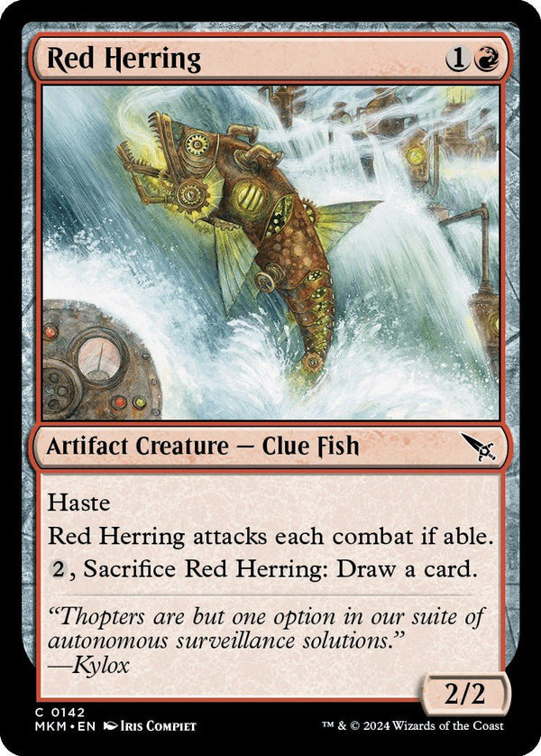 Red Herring [MKM - 142] - Cartes Sportives Rive Sud