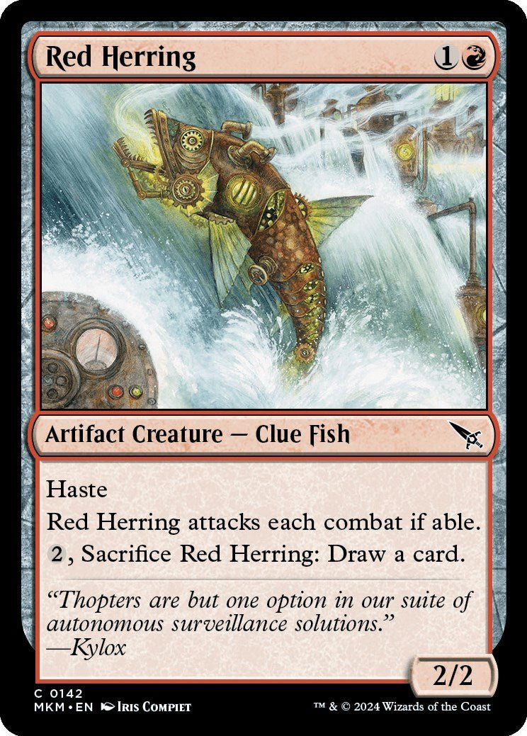 Red Herring [MKM - 142] - Cartes Sportives Rive Sud