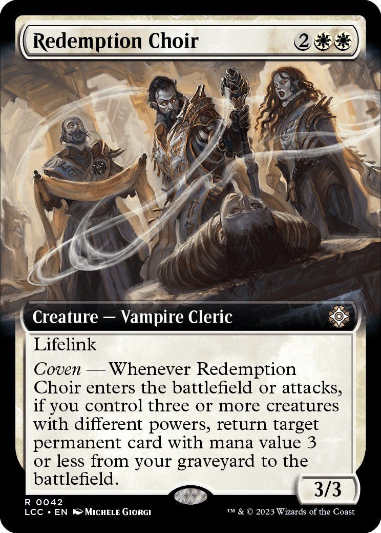 Redemption Choir (Extended Art) [LCC - 42] - Cartes Sportives Rive Sud