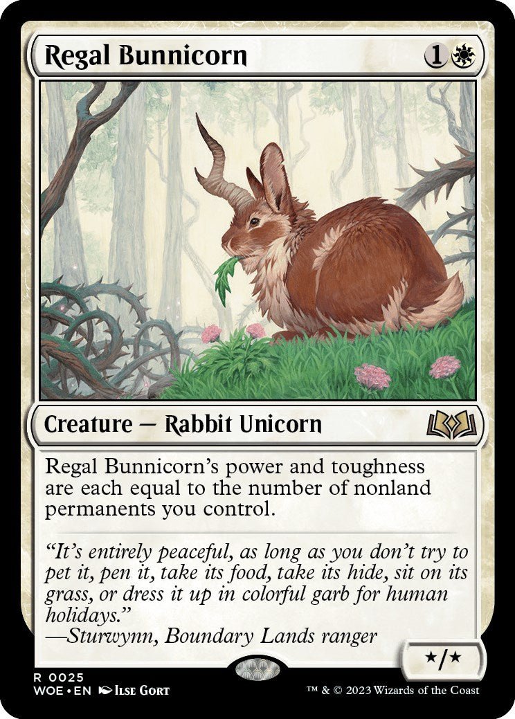 Regal Bunnicorn [WOE - 25] - Cartes Sportives Rive Sud