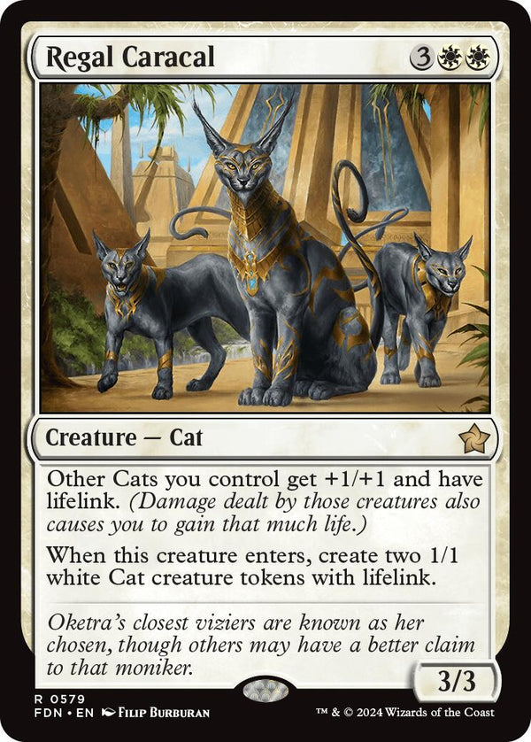 Regal Caracal [FDN - 579] - Cartes Sportives Rive Sud