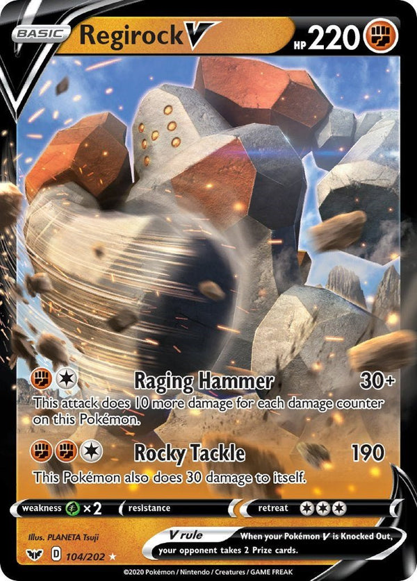 Regirock V [SWSH01 - 104/202] - Cartes Sportives Rive Sud