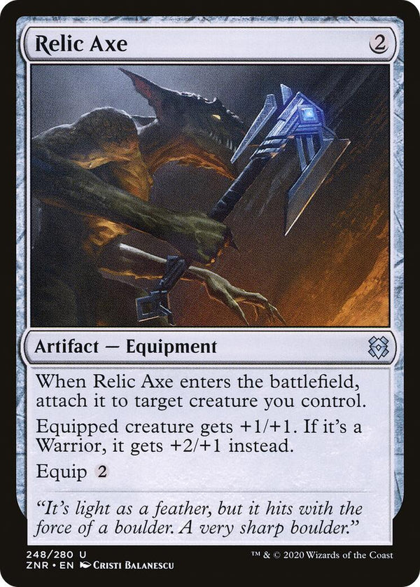 Relic Axe [ZNR - 248] - Cartes Sportives Rive Sud
