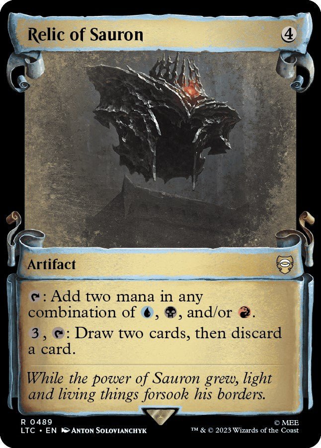Relic of Sauron (Showcase Scrolls) [LTC - 489] - Cartes Sportives Rive Sud