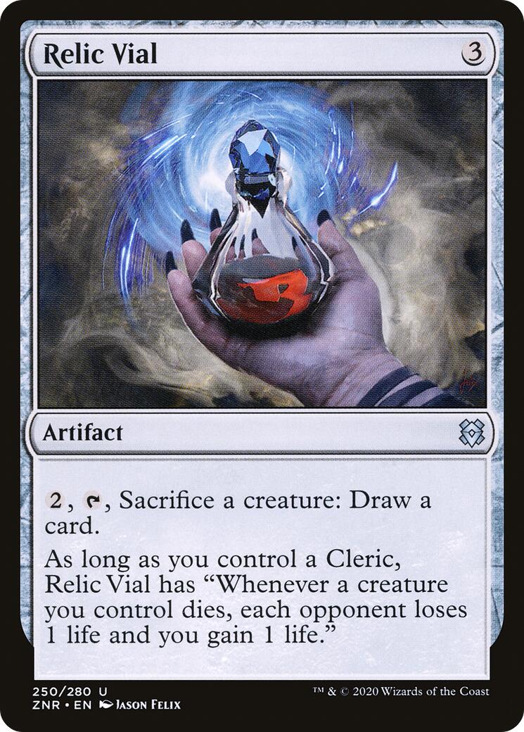 Relic Vial [ZNR - 250] - Cartes Sportives Rive Sud