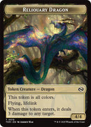 Reliquary Dragon // Dragon (0011) Double - Sided Token [TDM - 15 // 11] - Cartes Sportives Rive Sud