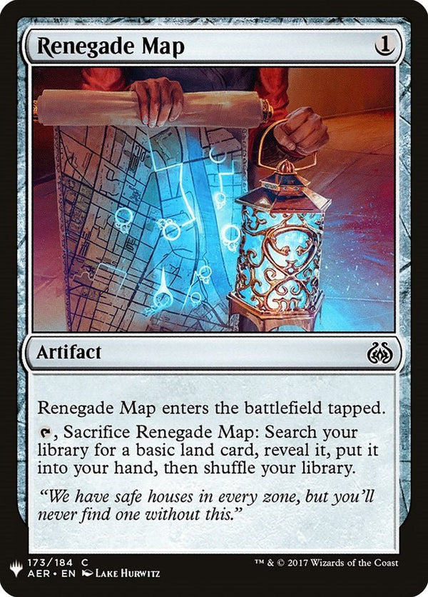 Renegade Map [LIST - 173] - Cartes Sportives Rive Sud