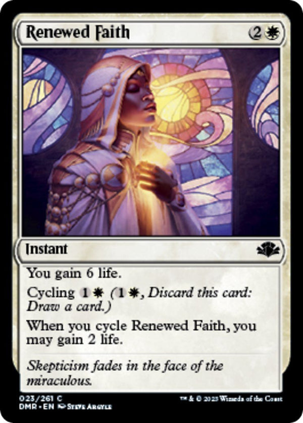 Renewed Faith [DMR - 23] - Cartes Sportives Rive Sud