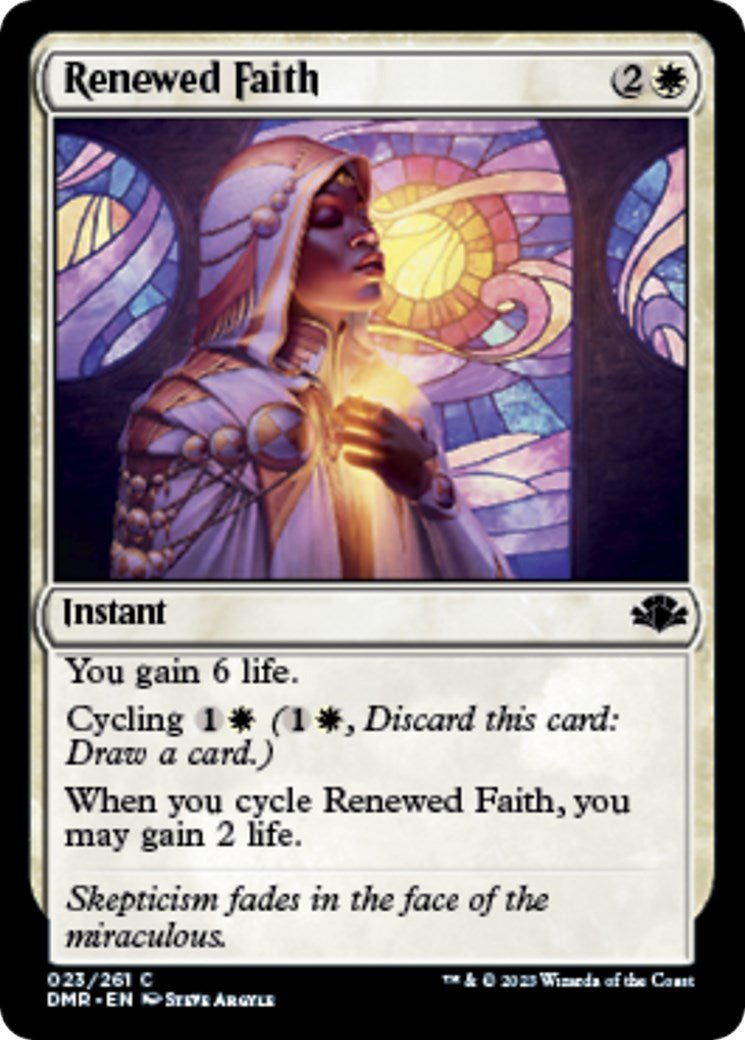 Renewed Faith [DMR - 23] - Cartes Sportives Rive Sud