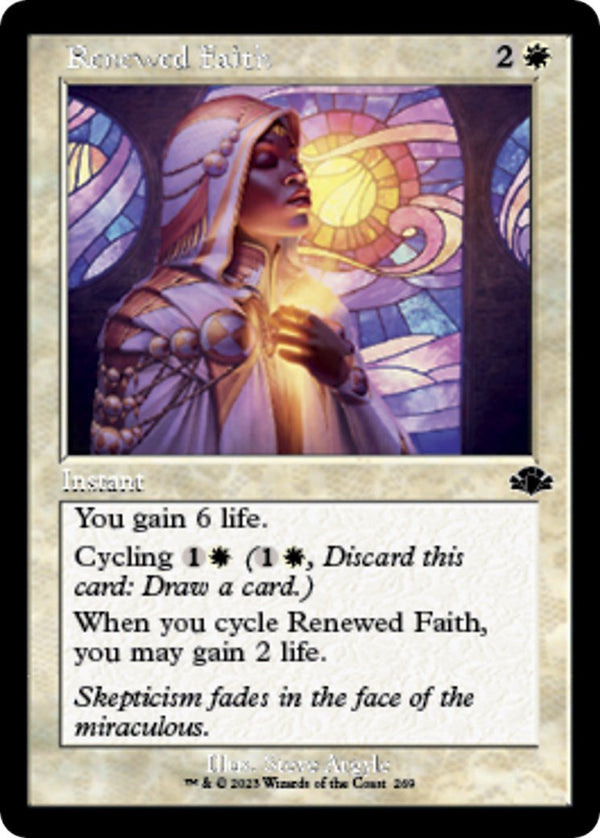 Renewed Faith (Retro Frame) [DMR - 269] - Cartes Sportives Rive Sud