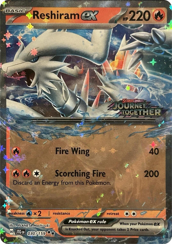 Reshiram ex (Journey Together Stamped) [MCAP - 030/159] - Cartes Sportives Rive Sud