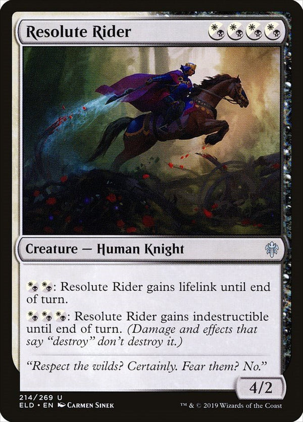 Resolute Rider [ELD - 214] - Cartes Sportives Rive Sud