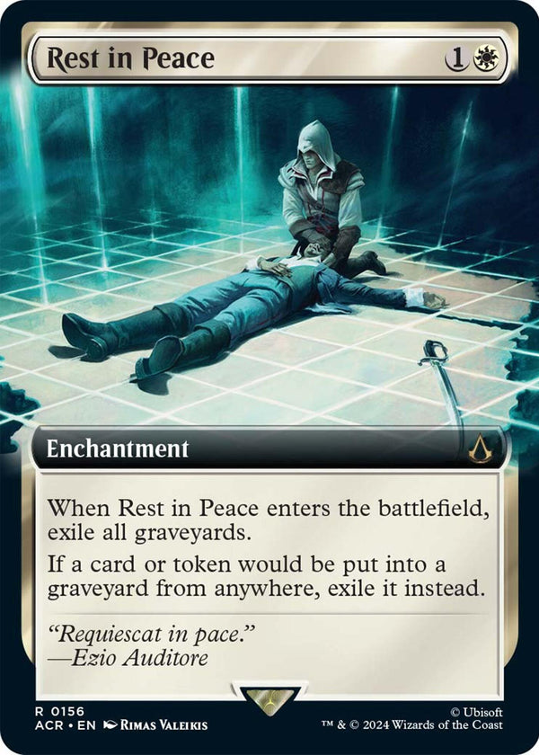 Rest in Peace (Extended Art) [ACR - 156] - Cartes Sportives Rive Sud