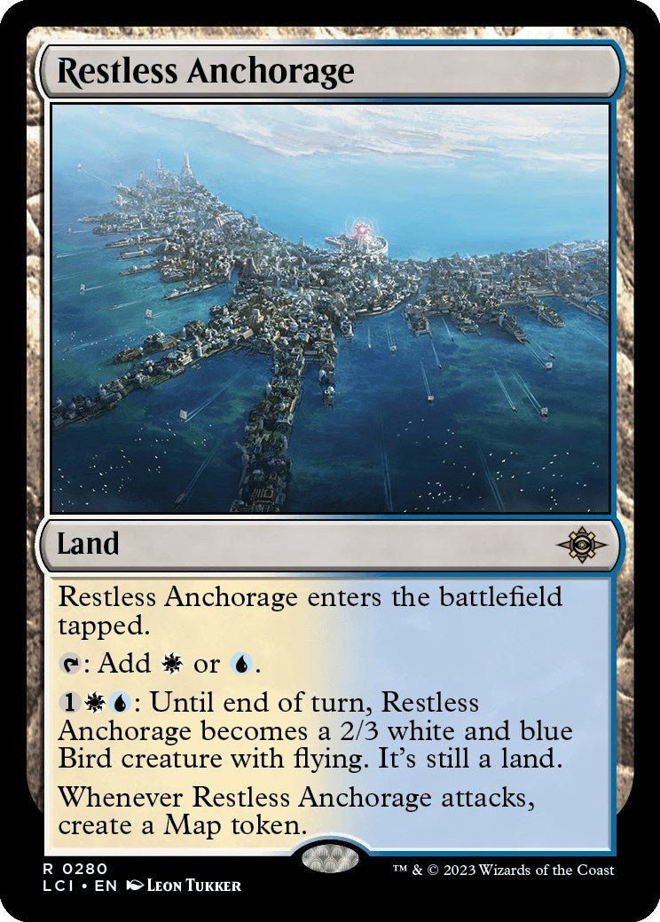 Restless Anchorage [LCI - 280] - Cartes Sportives Rive Sud