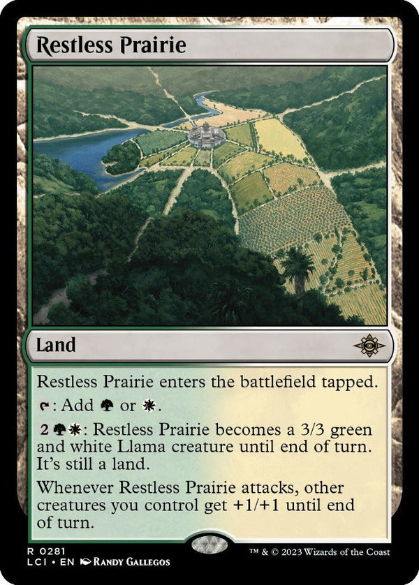 Restless Prairie [LCI - 281] - Cartes Sportives Rive Sud