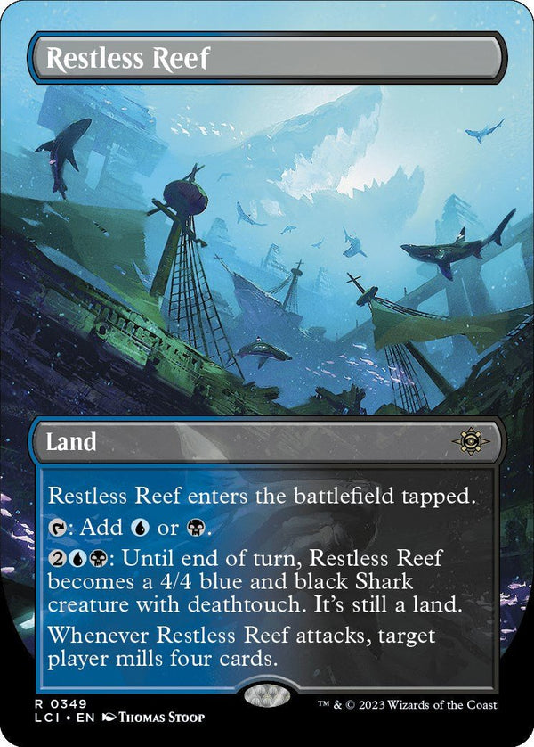 Restless Reef (Borderless) [LCI - 349] - Cartes Sportives Rive Sud