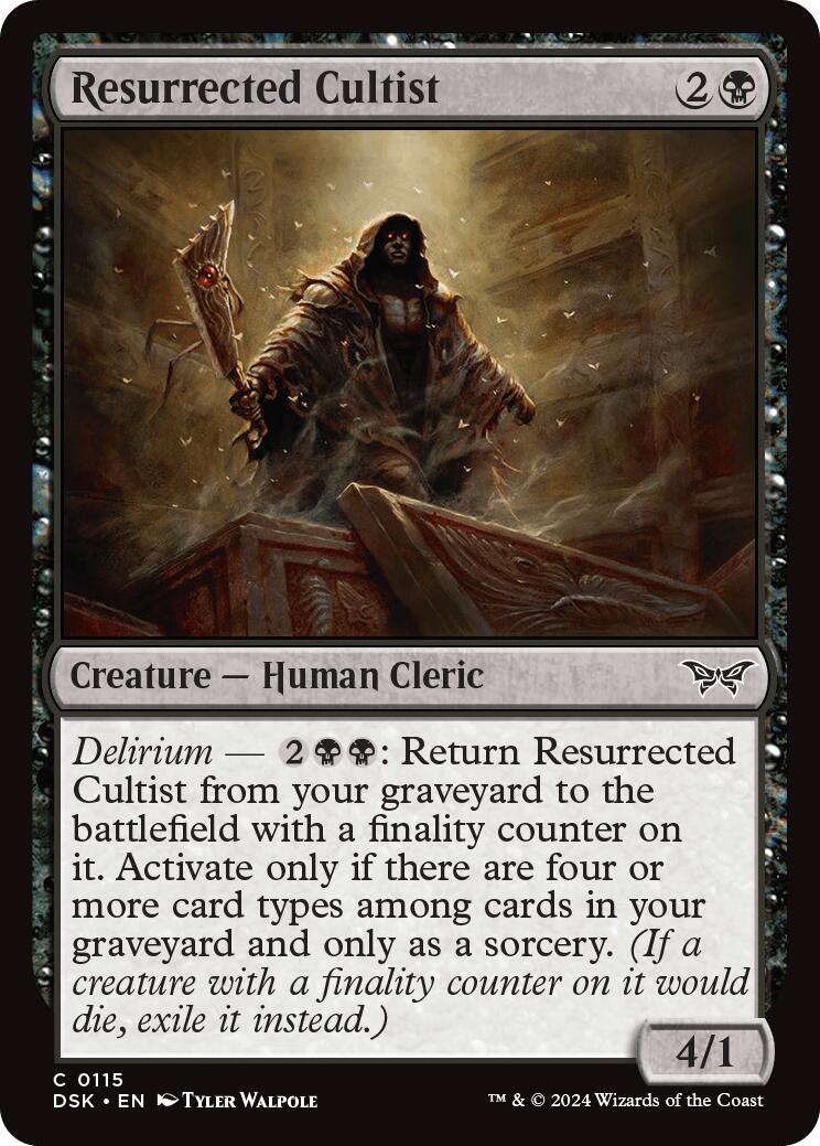 Resurrected Cultist [DSK - 115] - Cartes Sportives Rive Sud