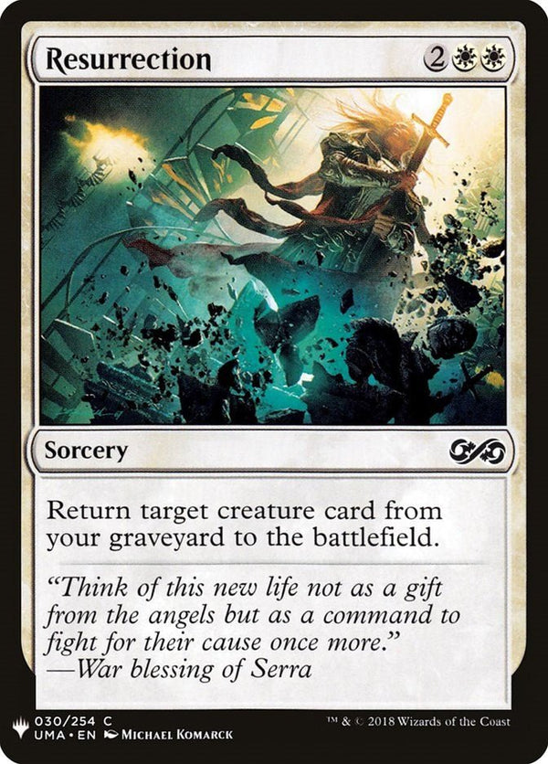Resurrection [LIST - 30] - Cartes Sportives Rive Sud