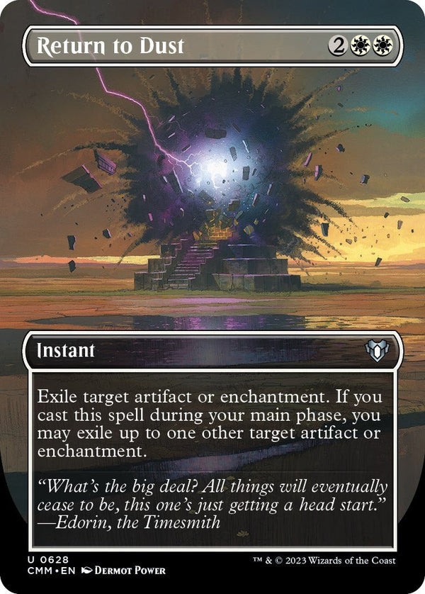 Return to Dust (Borderless) [CMM - 628] - Cartes Sportives Rive Sud
