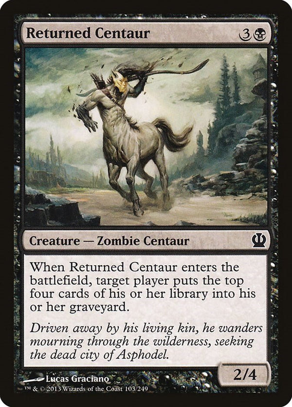 Returned Centaur [THS - 103] - Cartes Sportives Rive Sud