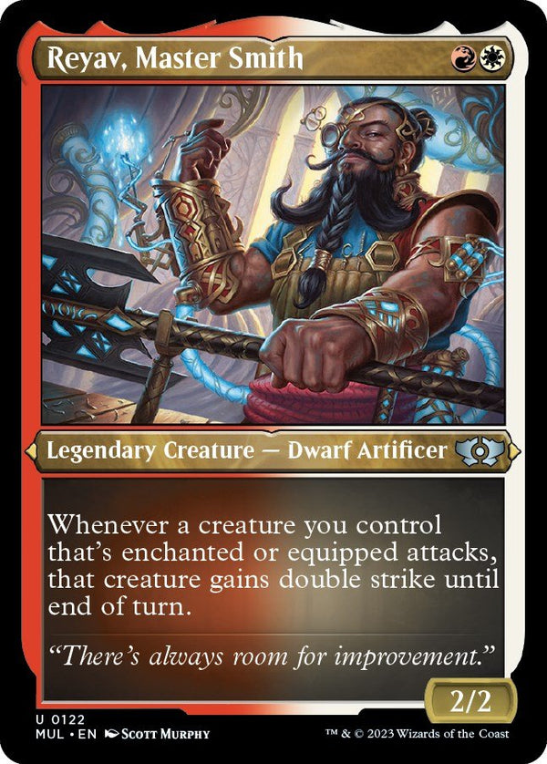 Reyav, Master Smith (Foil Etched) [MUL - 122] - Cartes Sportives Rive Sud