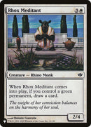 Rhox Meditant [LIST - 16/145] - Cartes Sportives Rive Sud