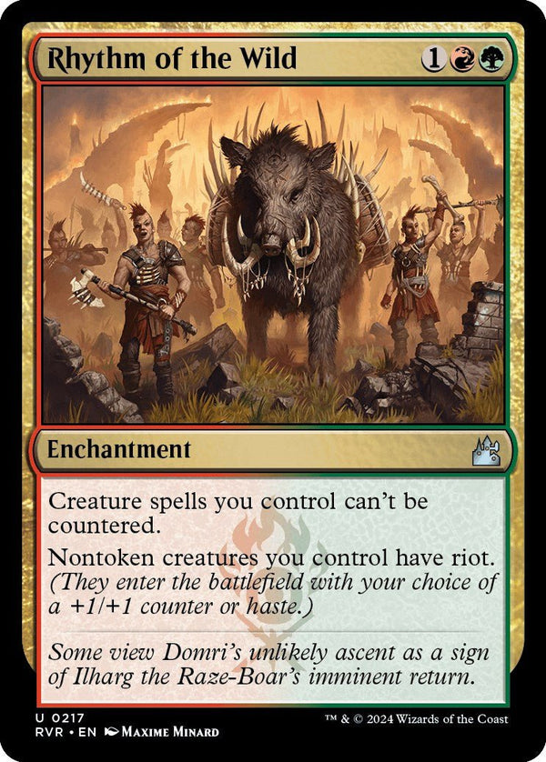 Rhythm of the Wild [RVR - 217] - Cartes Sportives Rive Sud