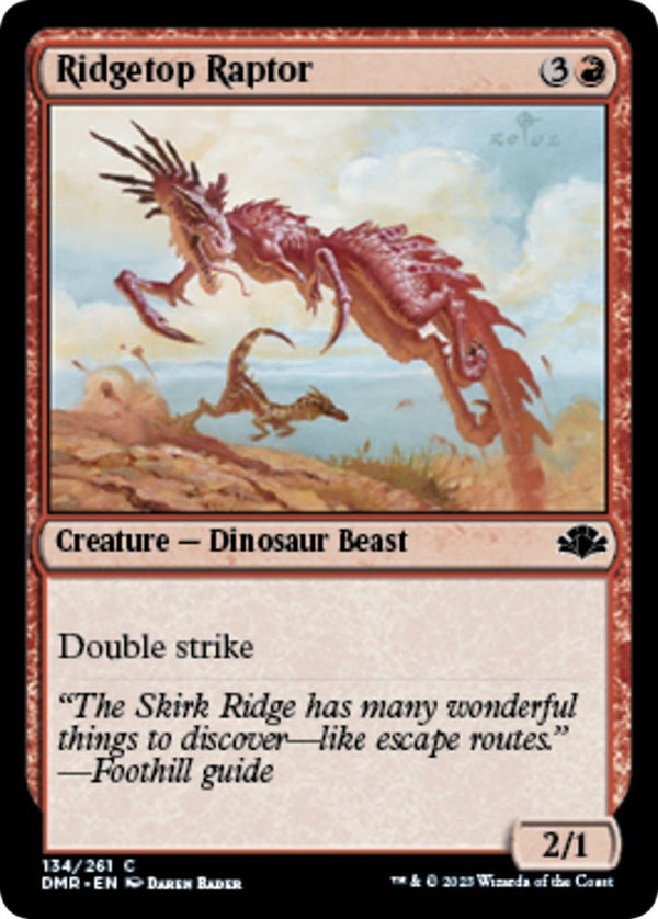 Ridgetop Raptor [DMR - 134] - Cartes Sportives Rive Sud