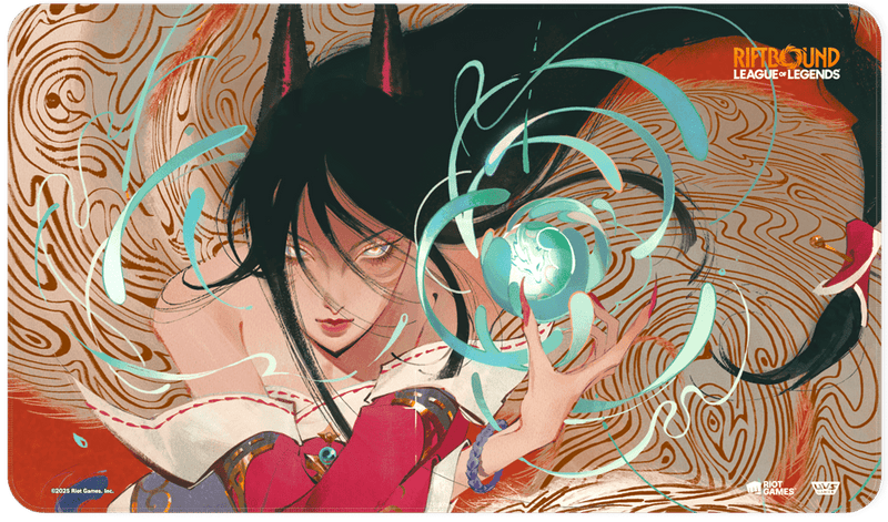 Riftbound League of Legends TCG Origins Playmat Ahri (Pre - Order) - Cartes Sportives Rive Sud