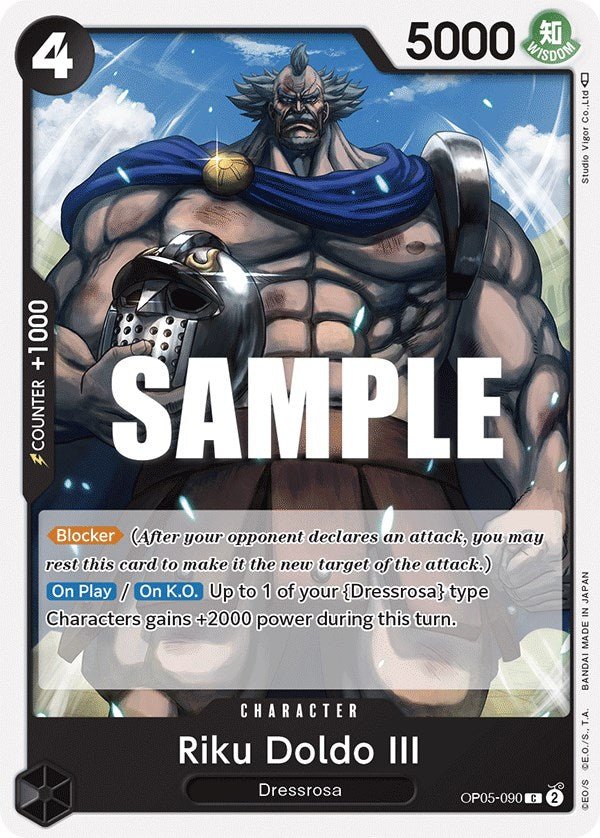 Riku Doldo III [OP05 - OP05 - 090] - Cartes Sportives Rive Sud