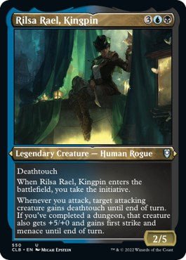 Rilsa Rael, Kingpin (Foil Etched) [CLB - 550] - Cartes Sportives Rive Sud