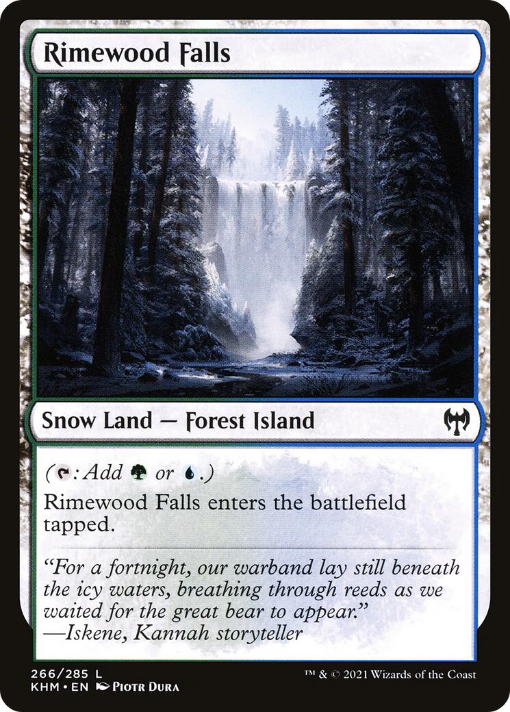 Rimewood Falls [KHM - 266] - Cartes Sportives Rive Sud